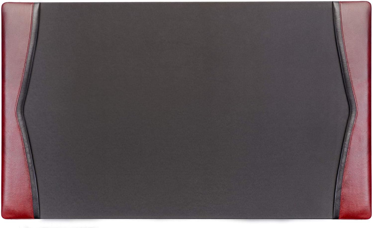 Dacasso Classic Leather Side Rail Desk pad, 34 x 20, Mocha