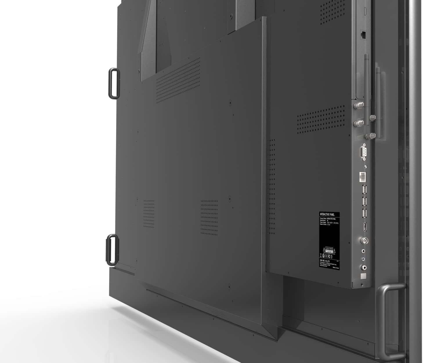 Polyboard AHA Ultra_8255 Ultra Slim IR Interactive Flat Panel Display 4K UHD Smart Board(75 and 86 inches Available) Black 55inch_ULTRA-8255