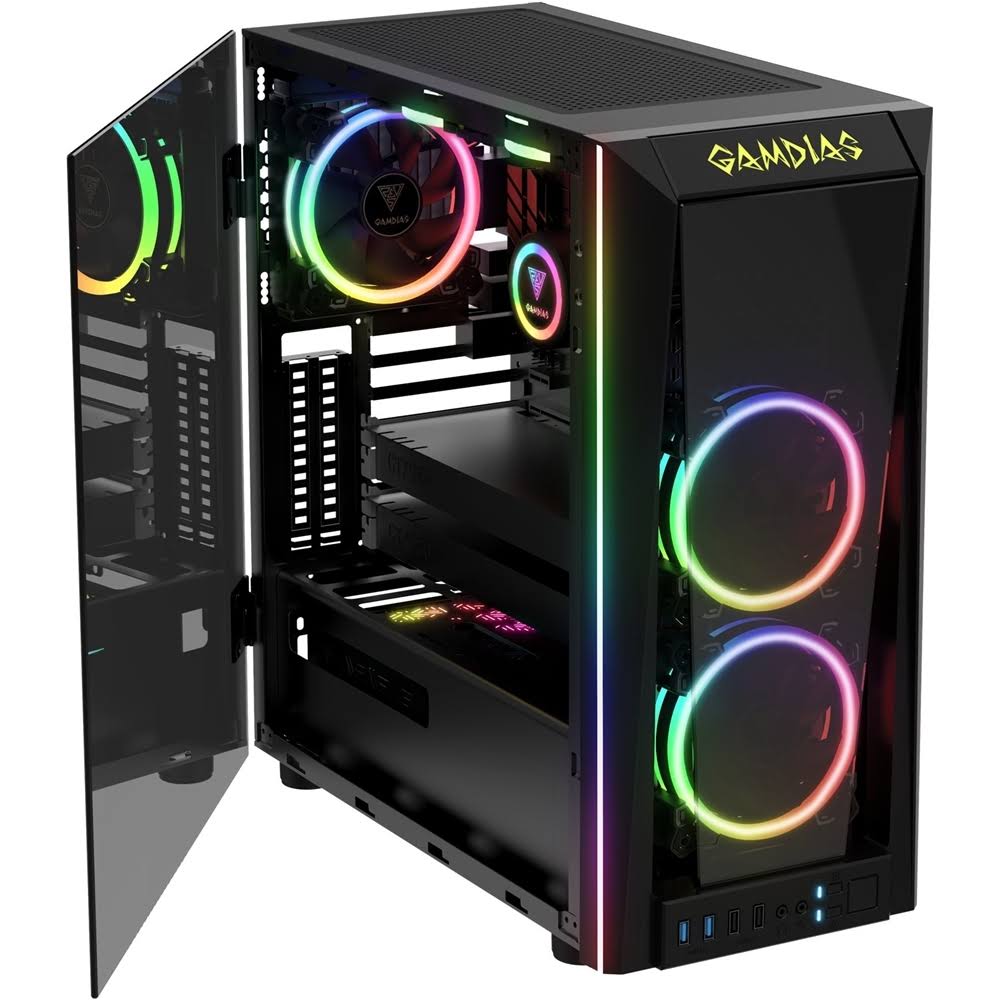 Gamdias GD-TALOS M1A Mid Tower ATX/Micro-ATX/Mini-ITX 7+2Slots Black RGB