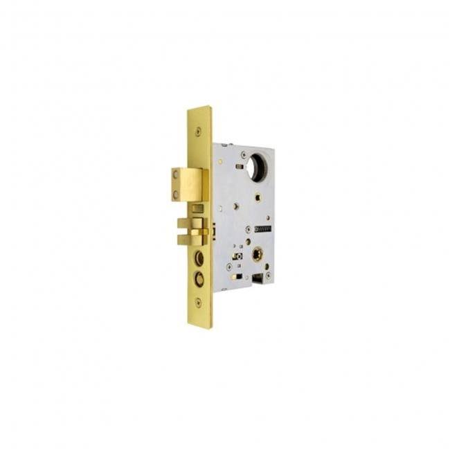 Baldwin 6075056R Right Handed Entrance Emergency Egress Mortise Lock with 2.75 in. Backset - Lifetime Satin Nickel