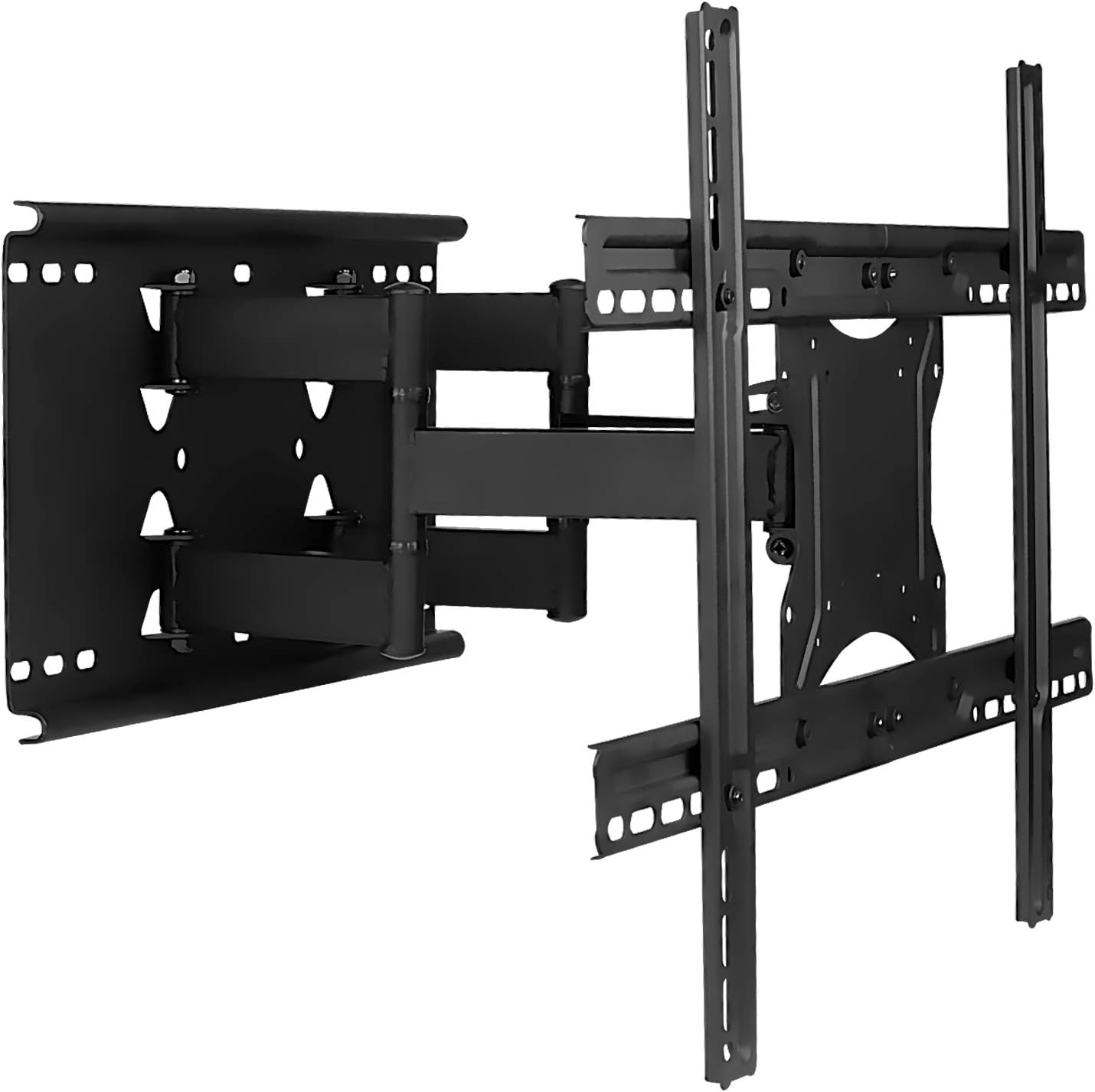 Mount-It! Full Motion TV Wall Mount with Dual Articulating Arms | Universal TV Wall Mount Bracket Fits 32, 42, 50, 55, 60, 70, 82 Inch TVs Up to 132lbs | Heavy-Duty Steel | VESA 100x100 to 600x400mm Pack of 2