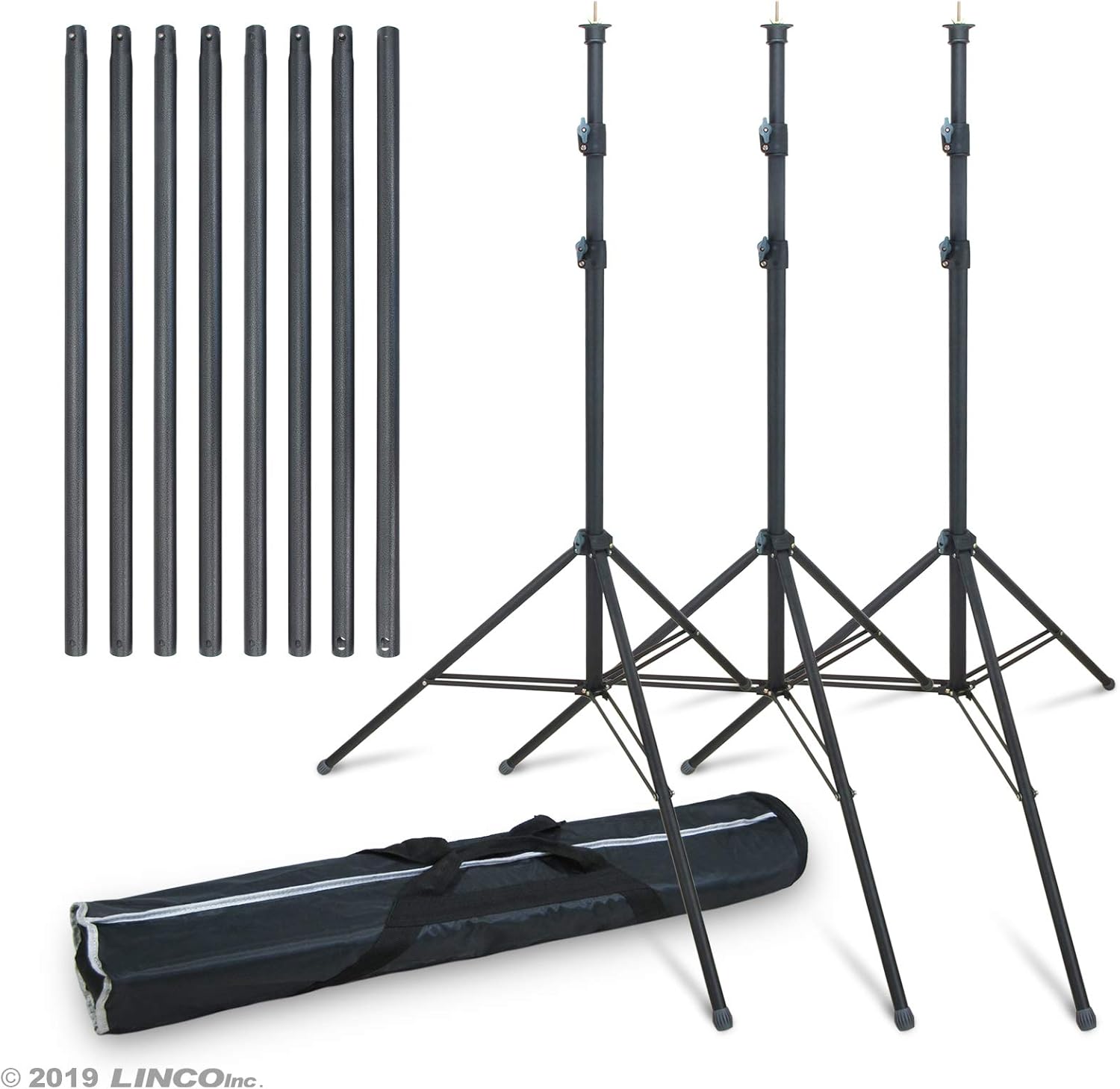 LINCO Lincostore 9x20 feet Heavy Duty Photography Backdrop Stand Background Support System Kit 4166