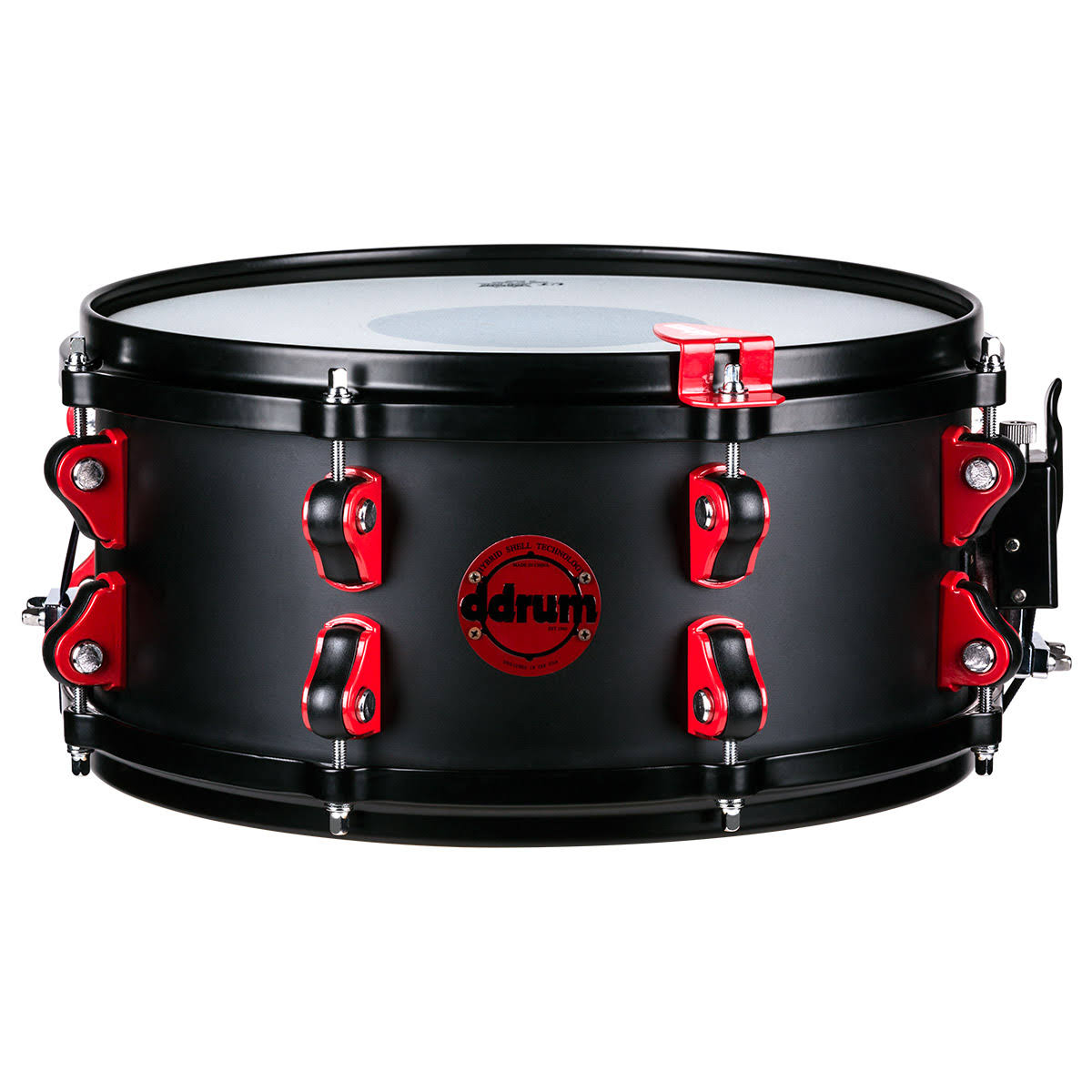 ddrum Hybrid Snare Drum with Trigger 13 x 6 in Satin Black