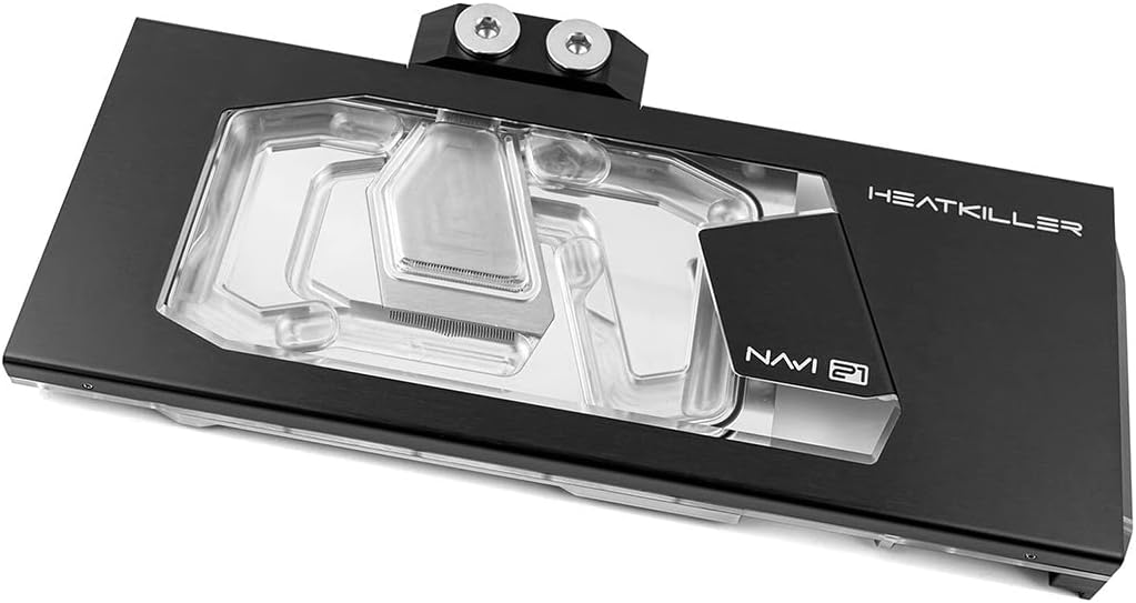 Watercool HEATKILLER V GPU Water Block for RX 6800/6900XT,ARGB,Nickel/Plexi (Black),15656