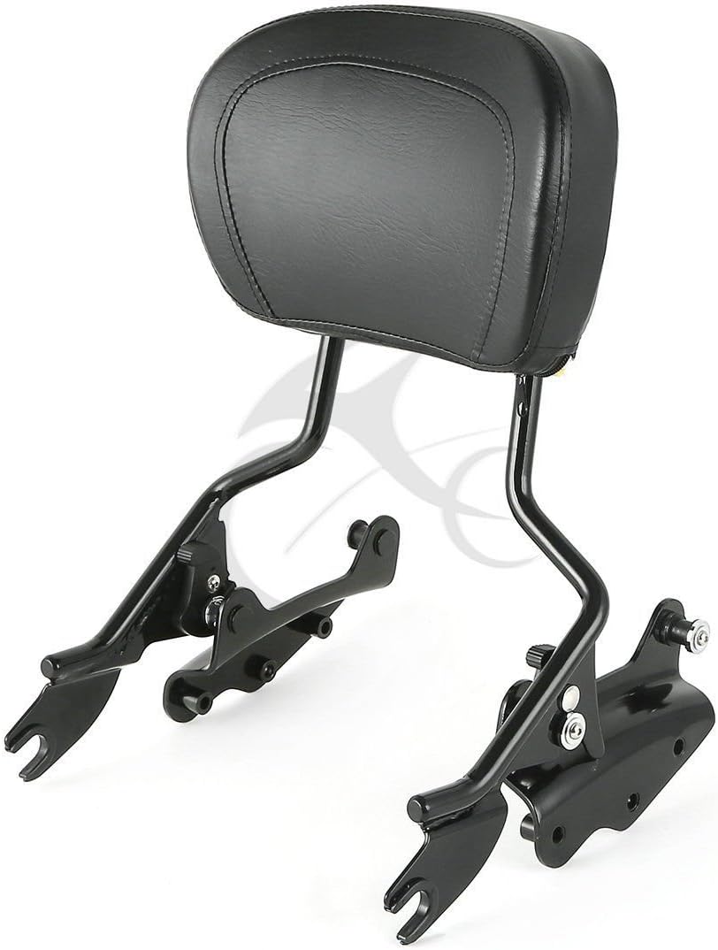TCMT 4 Point Docking Hardware Backrest Sissy Bar Fits For Harley Electra Road Glide 09-13 (Chrome)