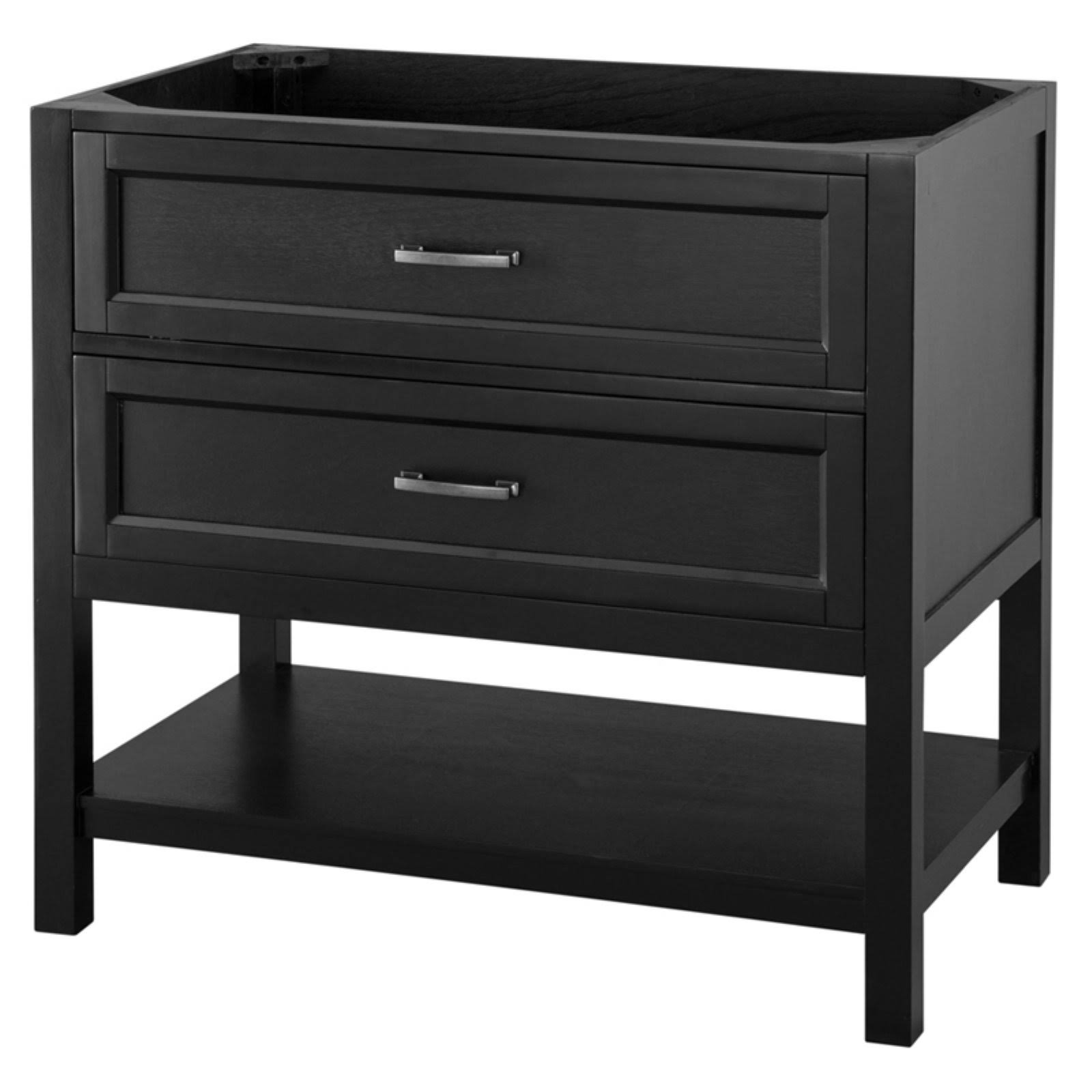 Foremost Georgette 36 in. Single Bathroom Vanity, Black GEBV3622
