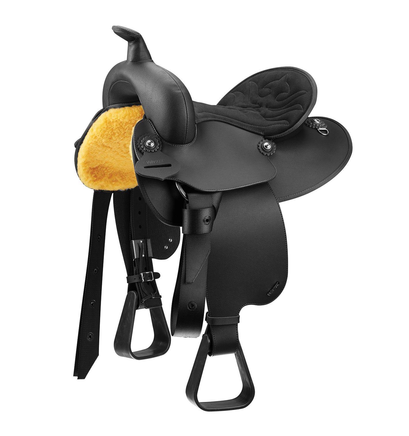 Wintec Junior Western All Rounder Saddle-Black-12x22