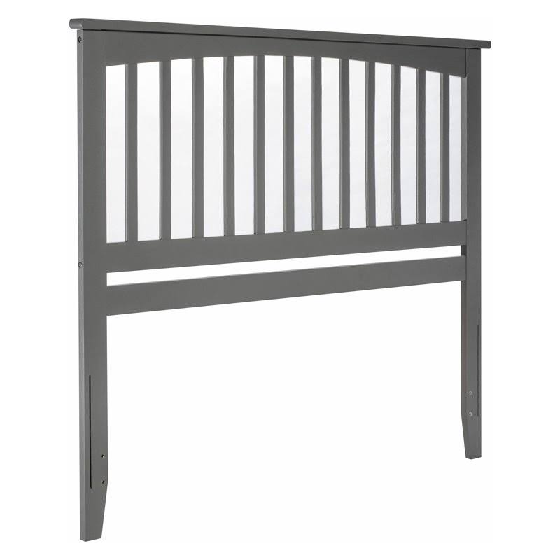 Leo u0026 Lacey King Slat Headboard in Gray - LL-1762587