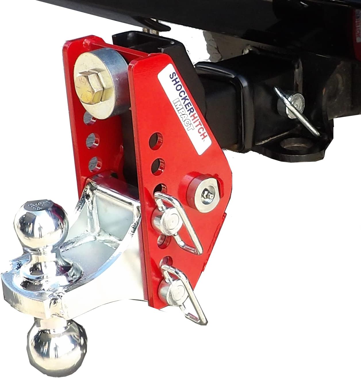 Shocker Impact Cushion Hitch Combo Ball Mount 4