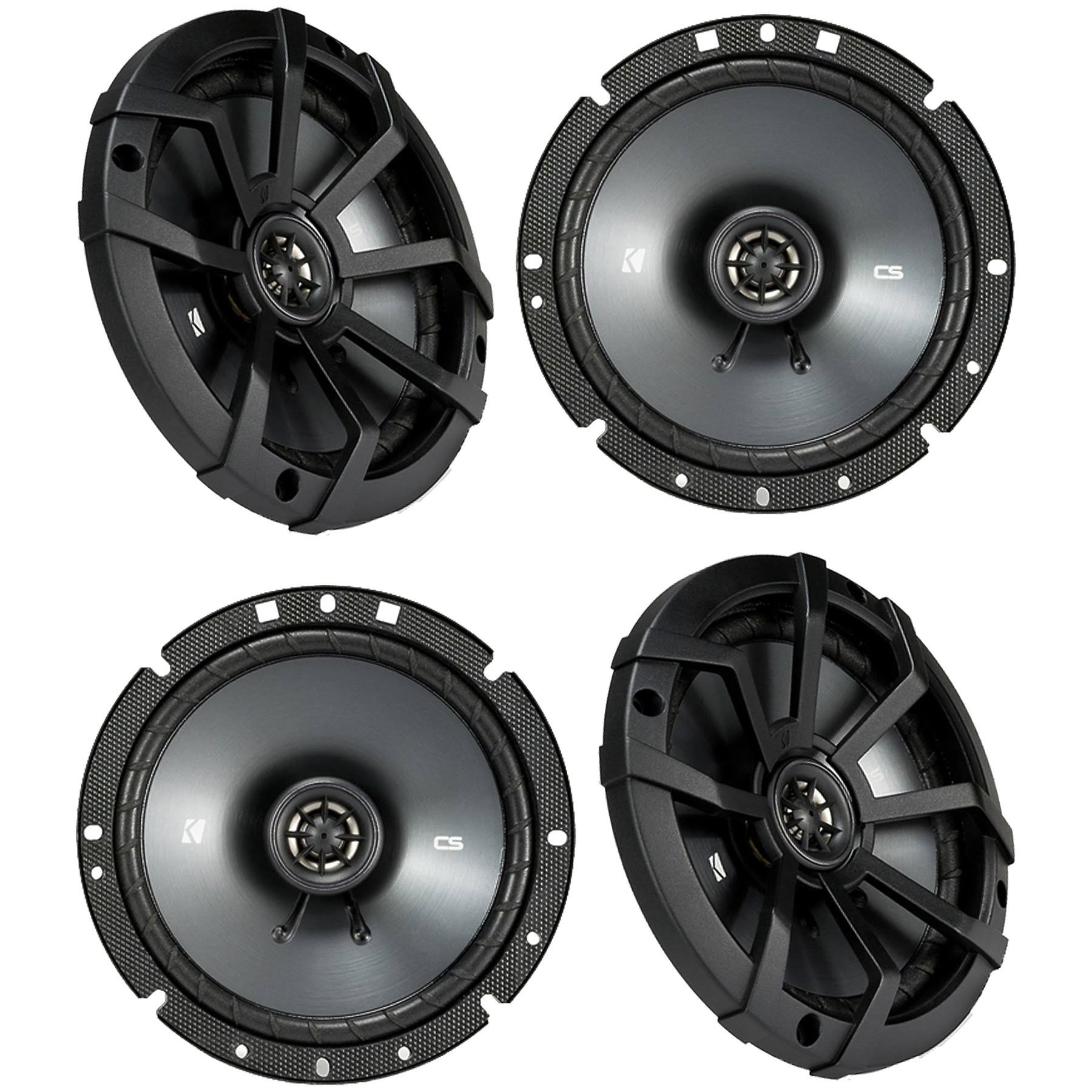 Kicker CS Speaker Package - Two Pairs of Series 6-3/4 inch Coaxial 40CS674