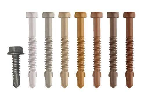 Starborn Industries Deckfast Deck Screws for Metal Framing - Deck Pack - #10 x 1-5/8x22 - Cedar