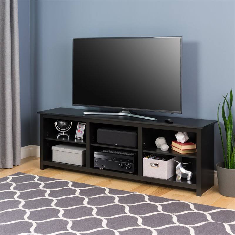 Atlin Designs 72x22 TV Stand in Black