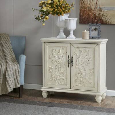 Bensonhurst 2 Door Accent Cabinet Laurel Foundry Modern Farmhouse Color: Cream