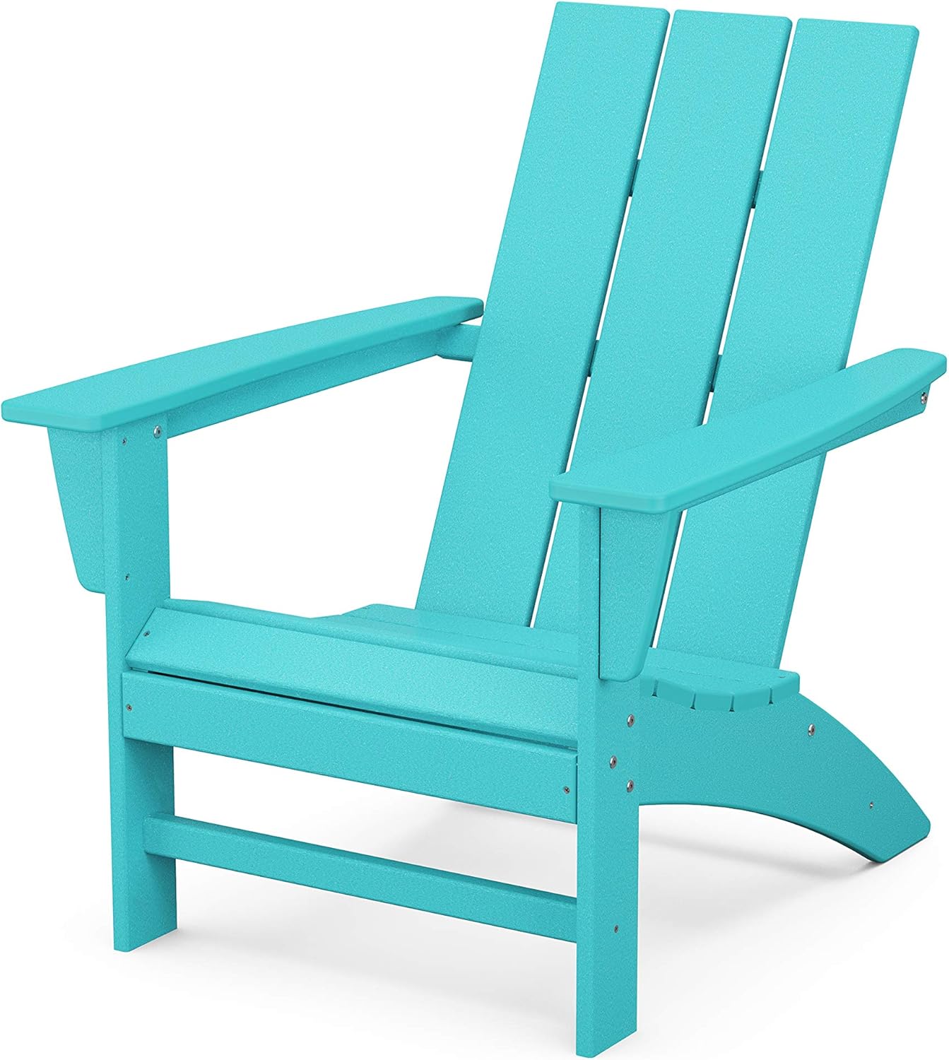 POLYWOOD AD420WH Modern Adirondack Chair, White