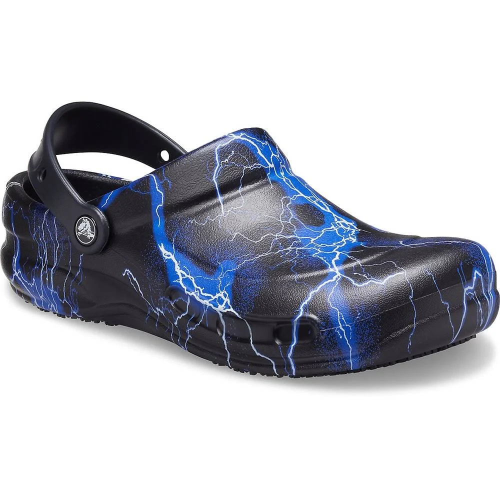 Crocs Professional Bistro Black/ Lightning Bolts Graphic CL - 7/9