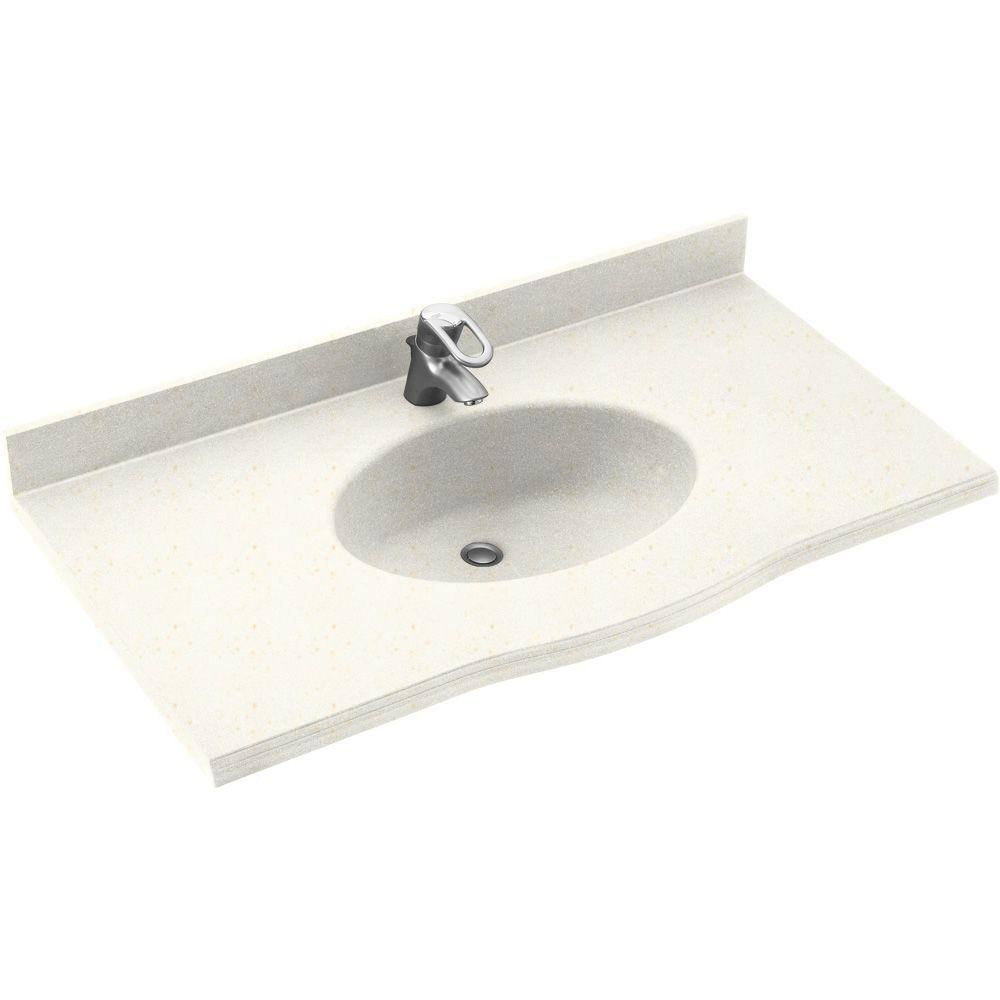 Swan Europa Solid Surface 43&& Single Bathroom Vanity Top
