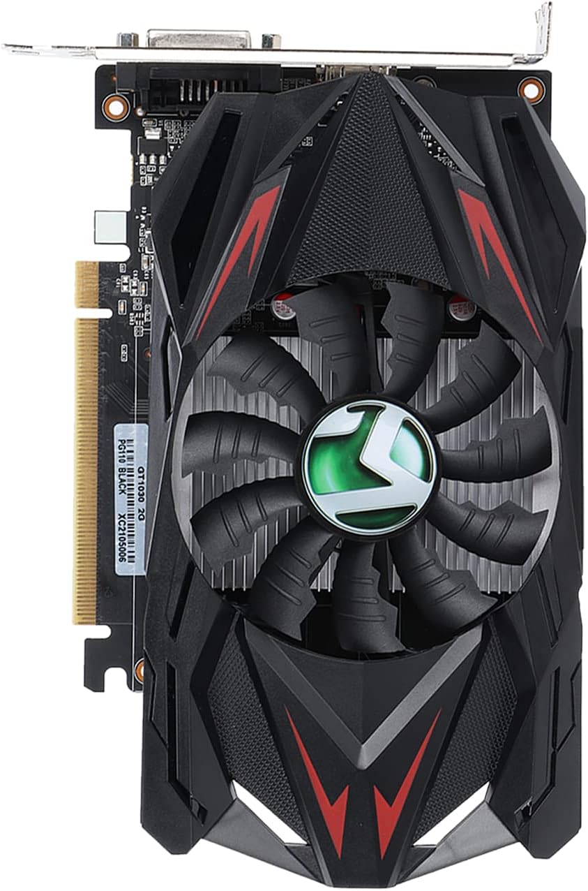 Hilitand Computer Graphics Cards, Silver-Plated PCB, 9 cm Unique Fan, Low Noise and Huge Airflow, Support Physx Physical Acceleration Technology.