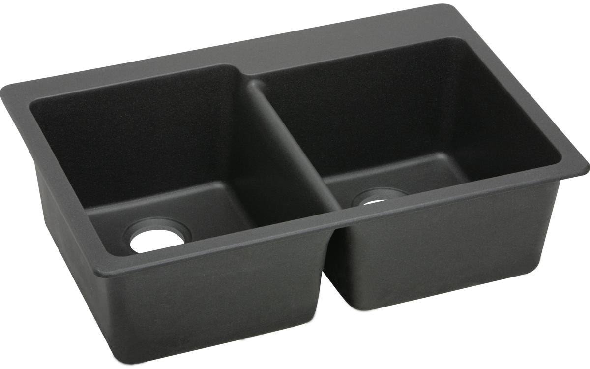 Elkay Quartz Classic Drop-In Sink Black S4745874