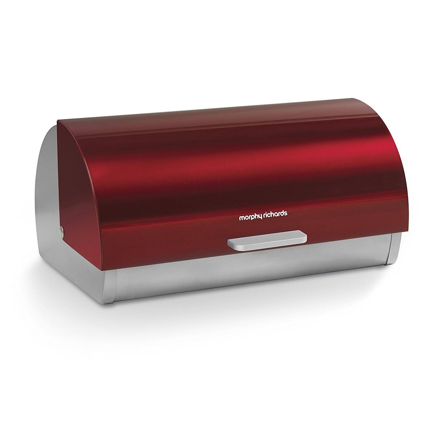 Morphy Richards 46241 Accents Roll Top Bread Bin - Red