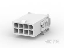 Housing Receptacle Wire-to-Wire 8 | Rectangular Power Connector | Part#794193-1 | 4.14 mm | TE Connectivity