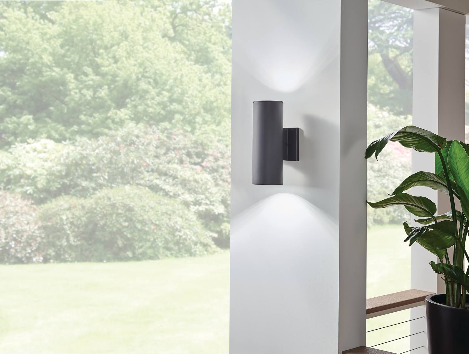 Kichler 11251BKT30 Textured Black Outdoor Wall 1Lt LED