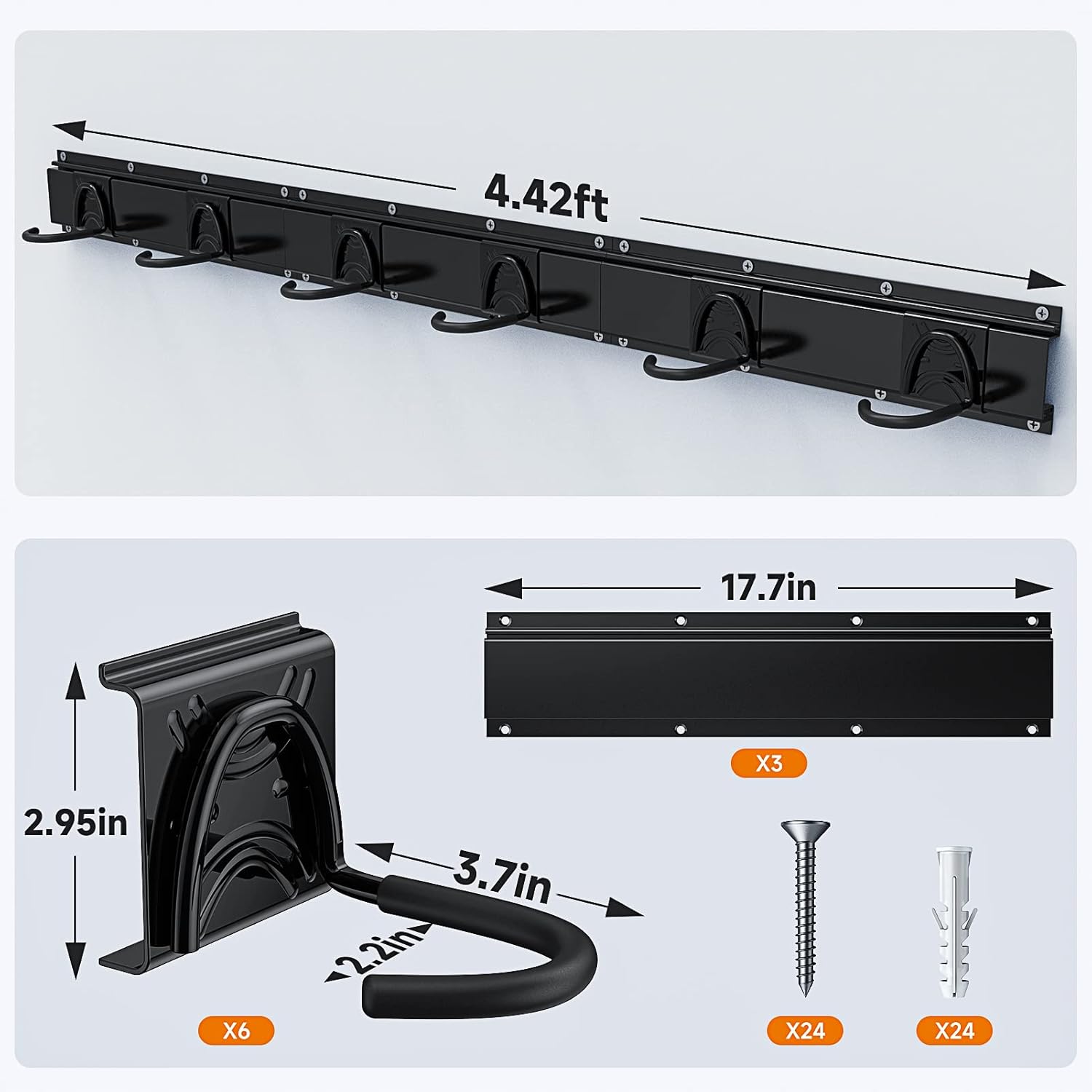 Heavy Duty Garage Bike Storage Rack Wall,Cycling Hanger Bike Wall Mount,Bicycle Storage Rack For Garage Bikes Organizer Space Saving