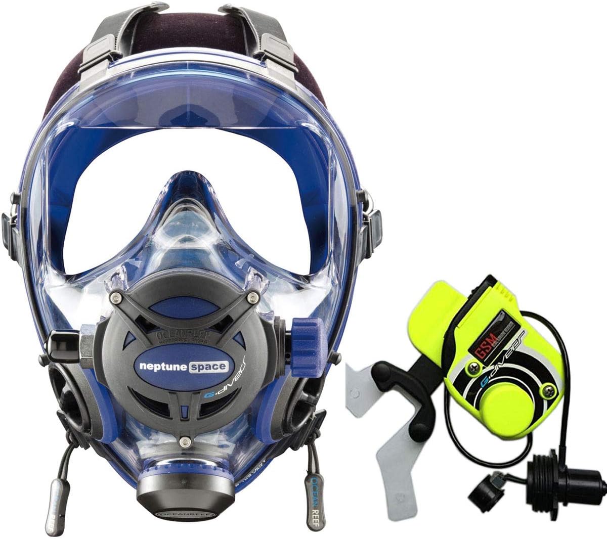OCEAN REEF Neptune Space G. Diver Full Face Mask with Coms Extender Kit