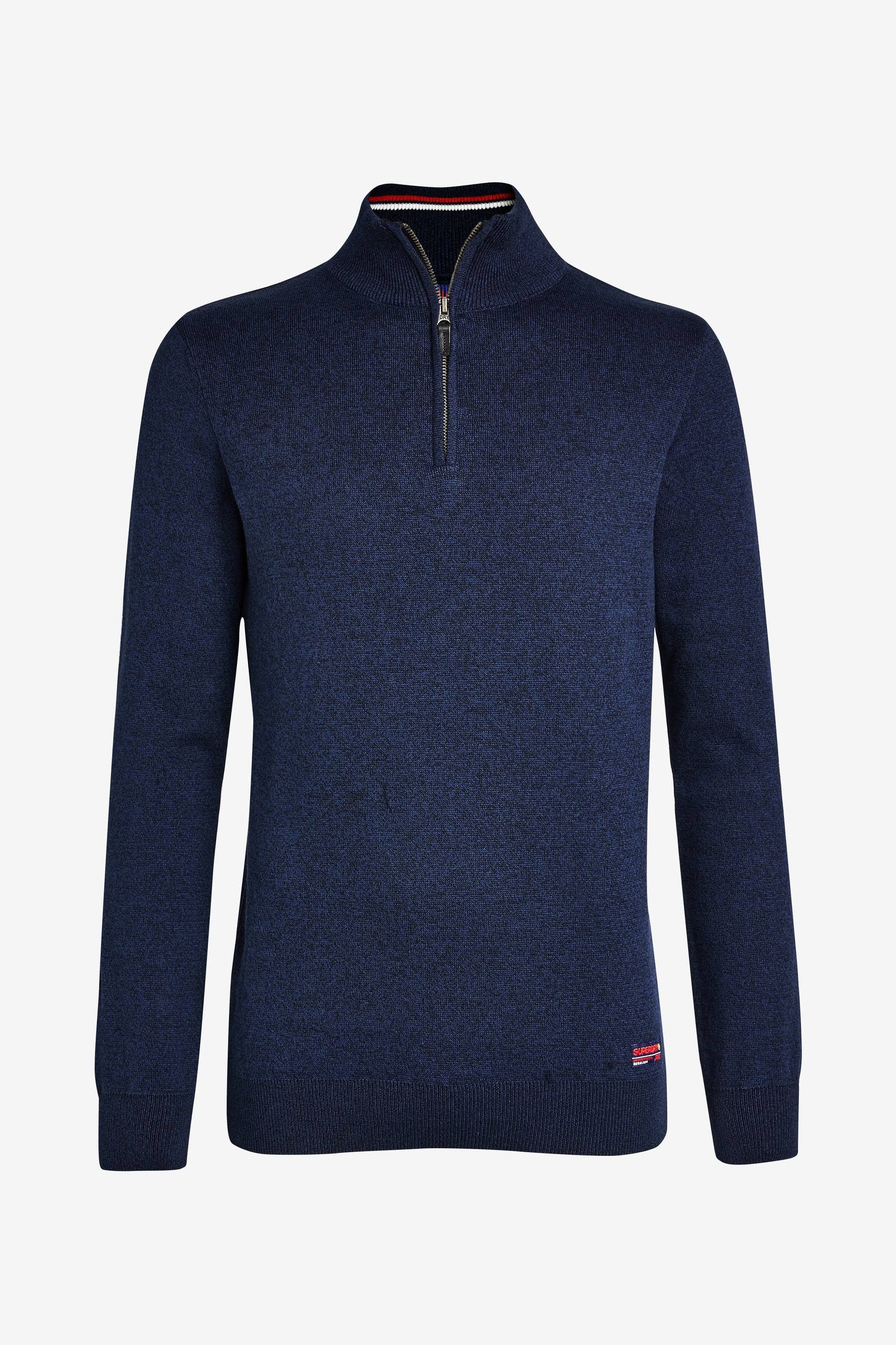 Superdry Dark Navy Downhill Race Henley Jumper