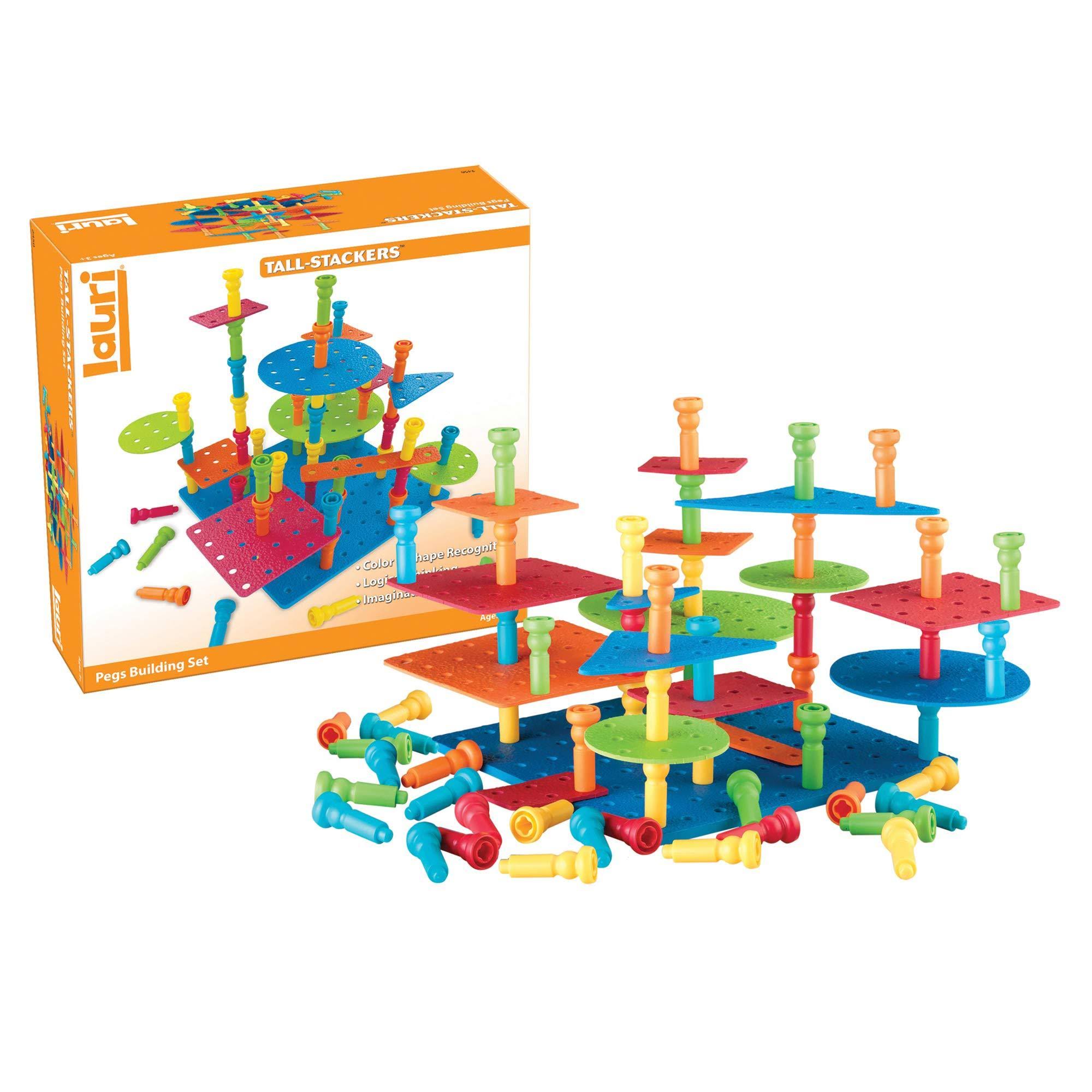 Lauri Tall-Stackers - Pegs Building Set