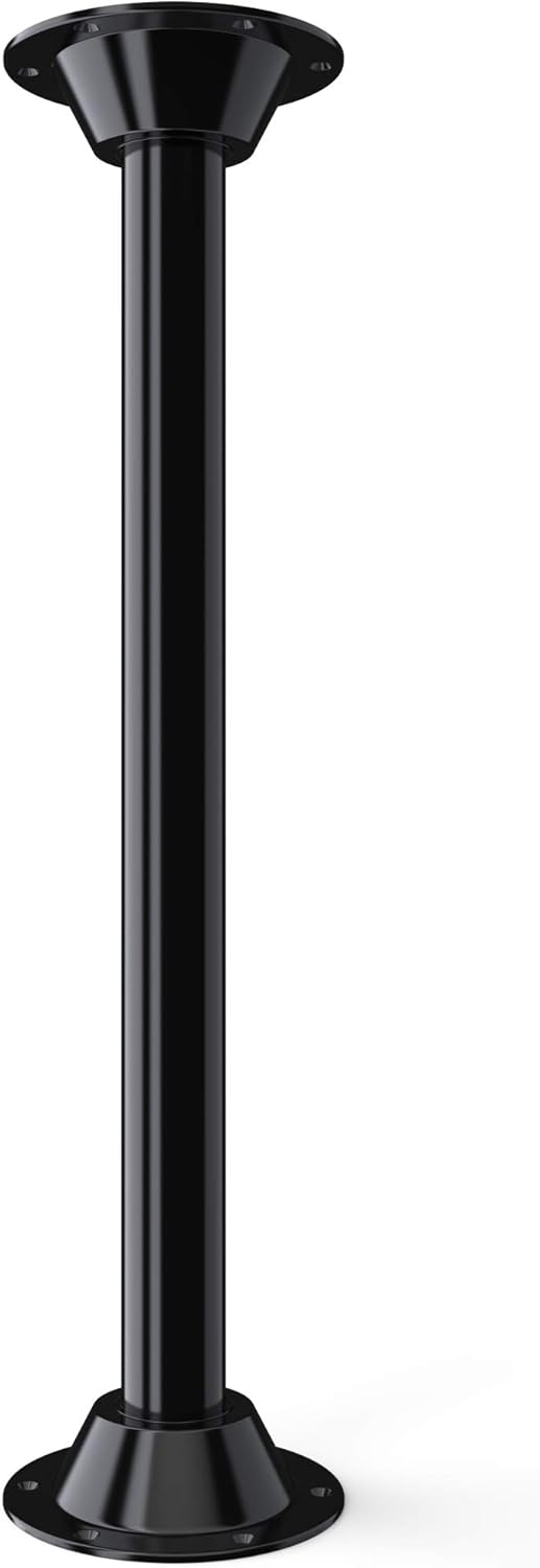 Manufacturers' Select ITC SurFit Table Leg System for RV or Boat - Surface Mount One Pack (Black, 27