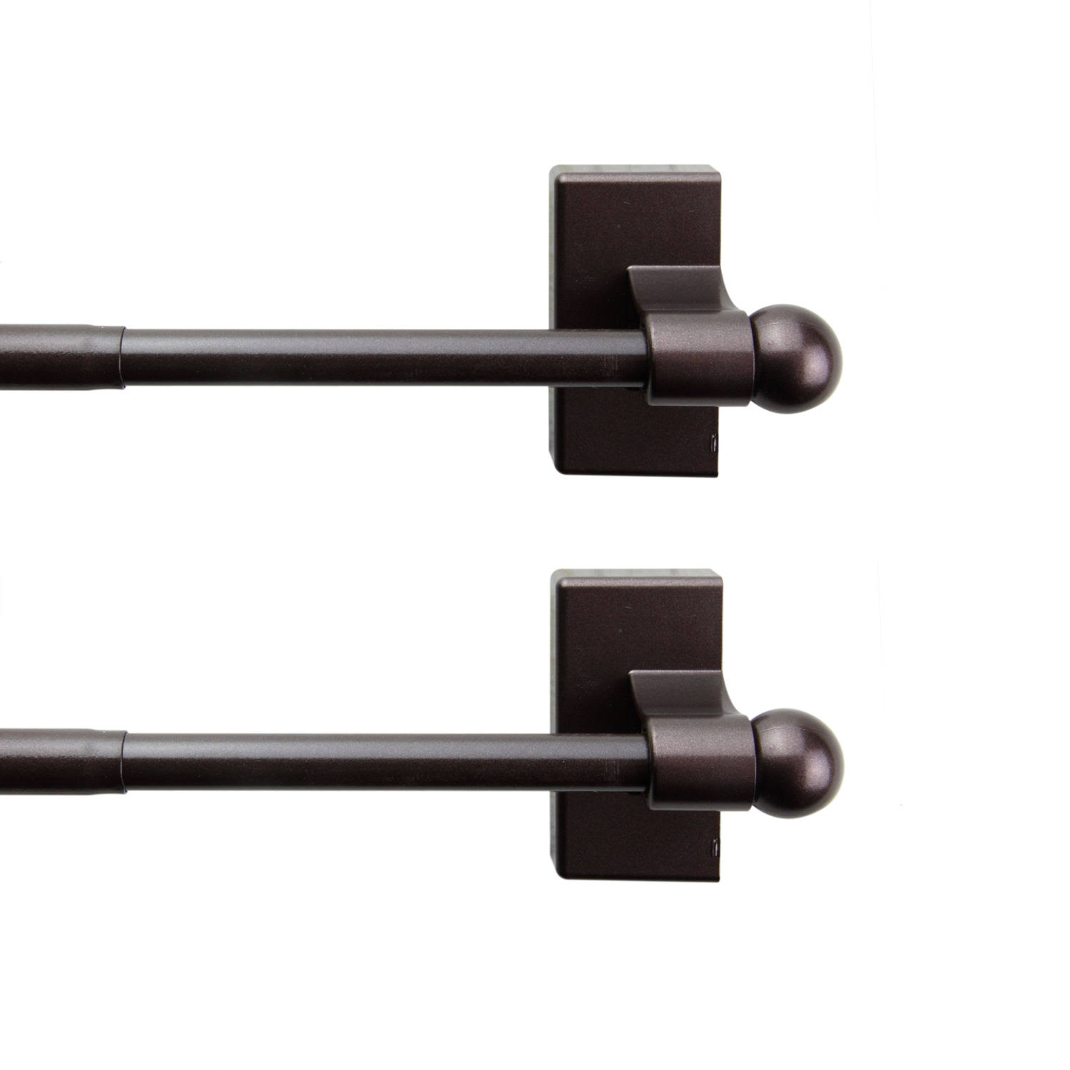 Rod Desyne Mag916-07-2PC Nine in. Magnetic Rod, Set of 2 in Cocoa Bronze, Contemporary u0026 Modern | Bellacor