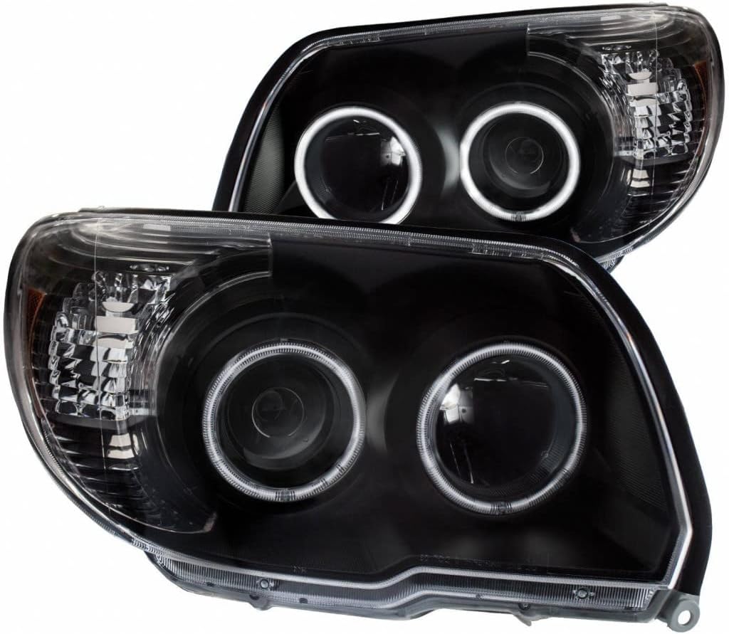 ANZO For Toyota 4Runner 2006 2007 2008 2009 Projector Headlights w/Halo Black | 111320