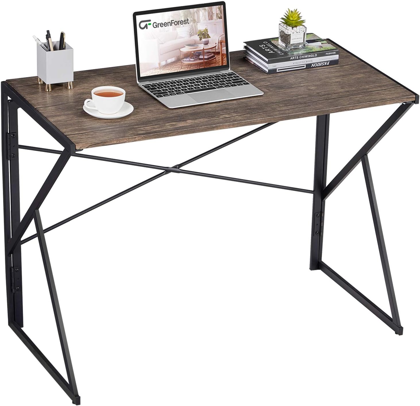 GreenForest Folding Desk No Assembly 40