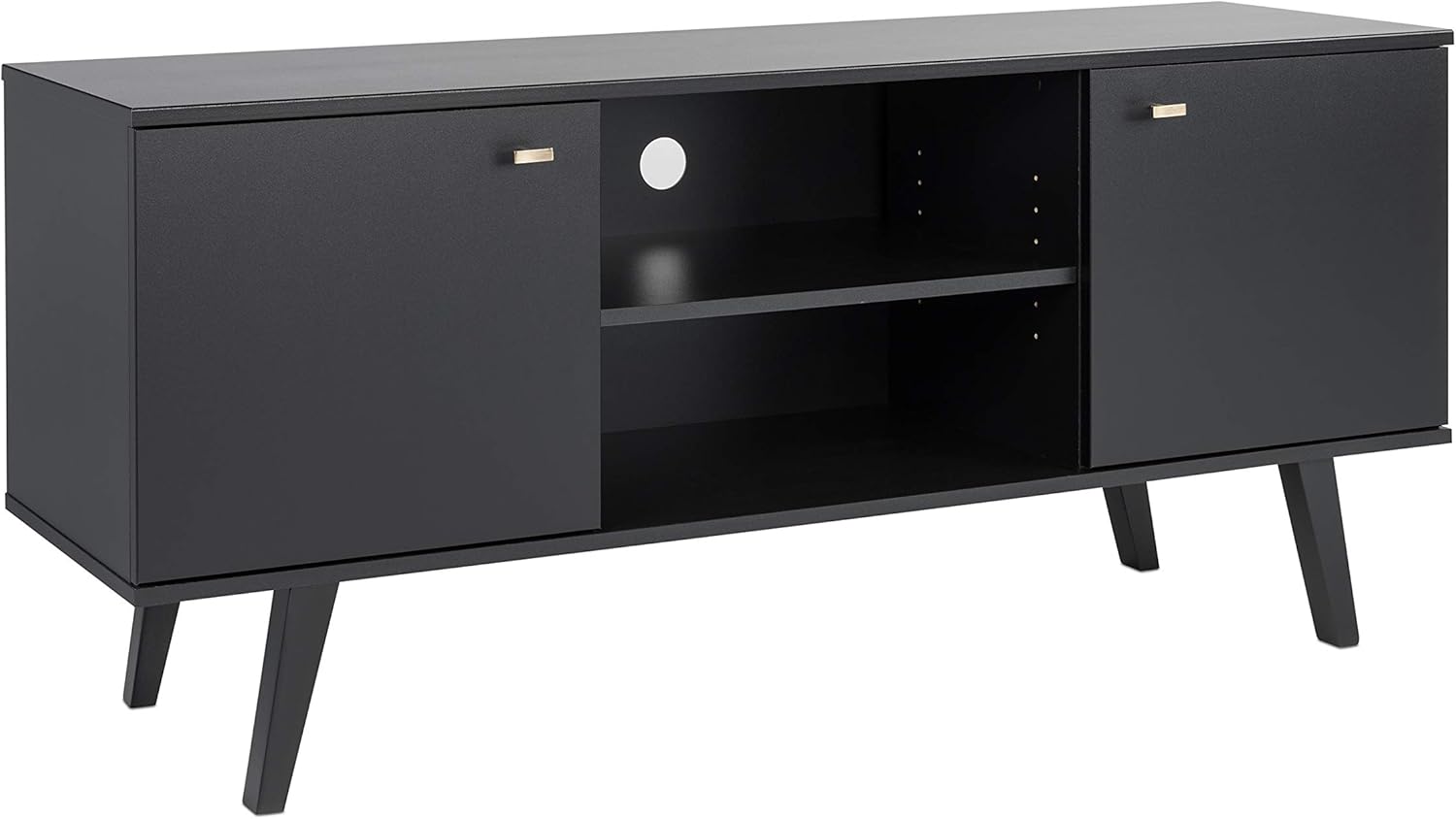 Prepac Milo Mid Century Modern TV Console, 56