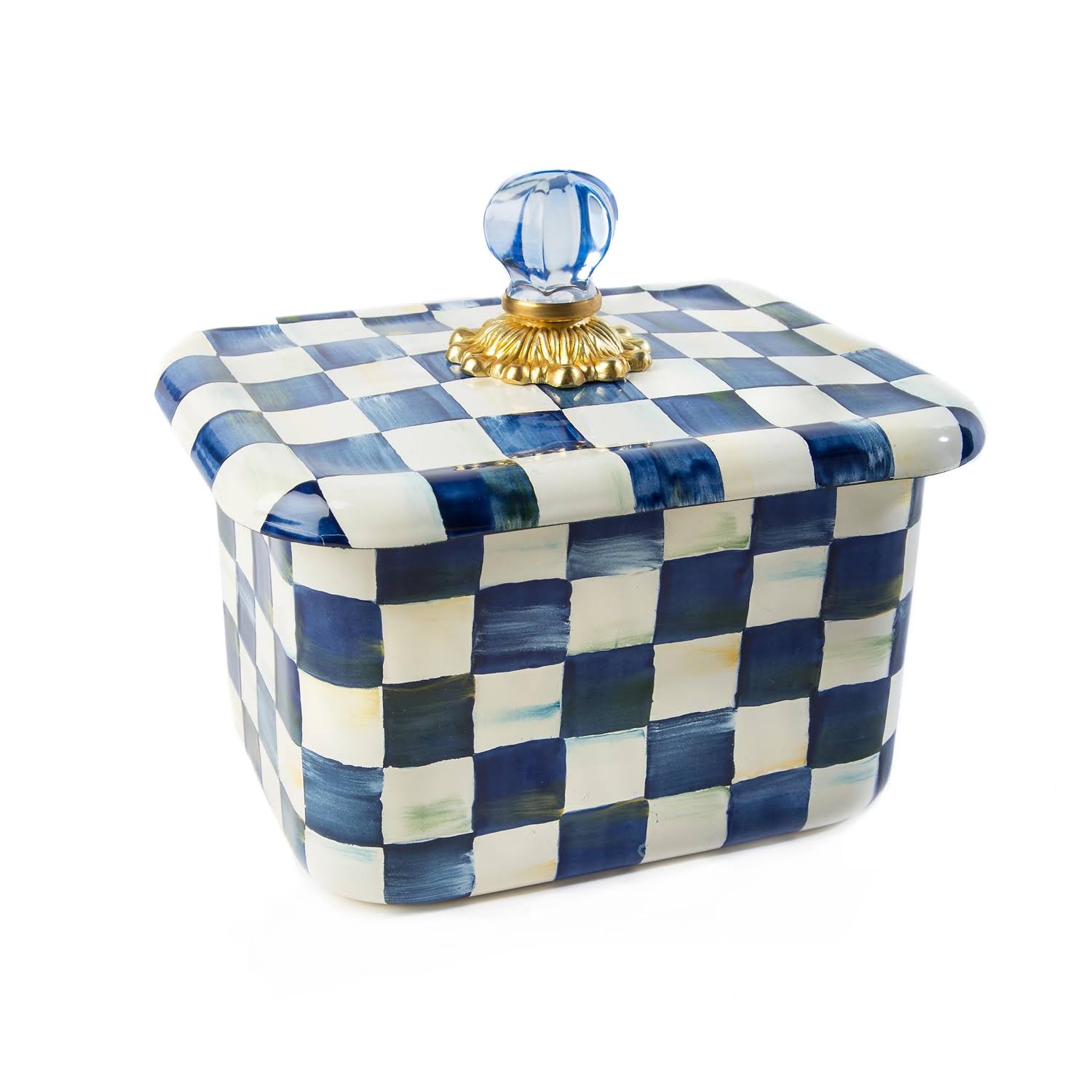 MacKenzie-Childs - Royal Check Recipe Box