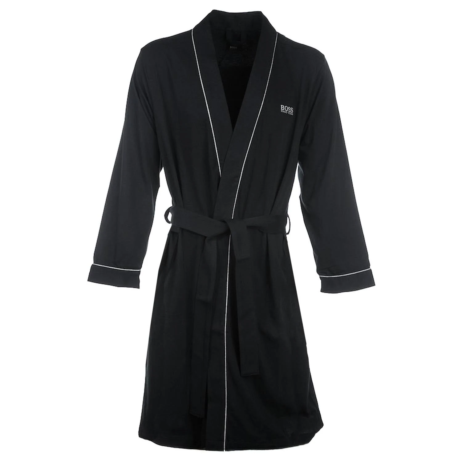 Boss Kimono Dressing Gown in Black