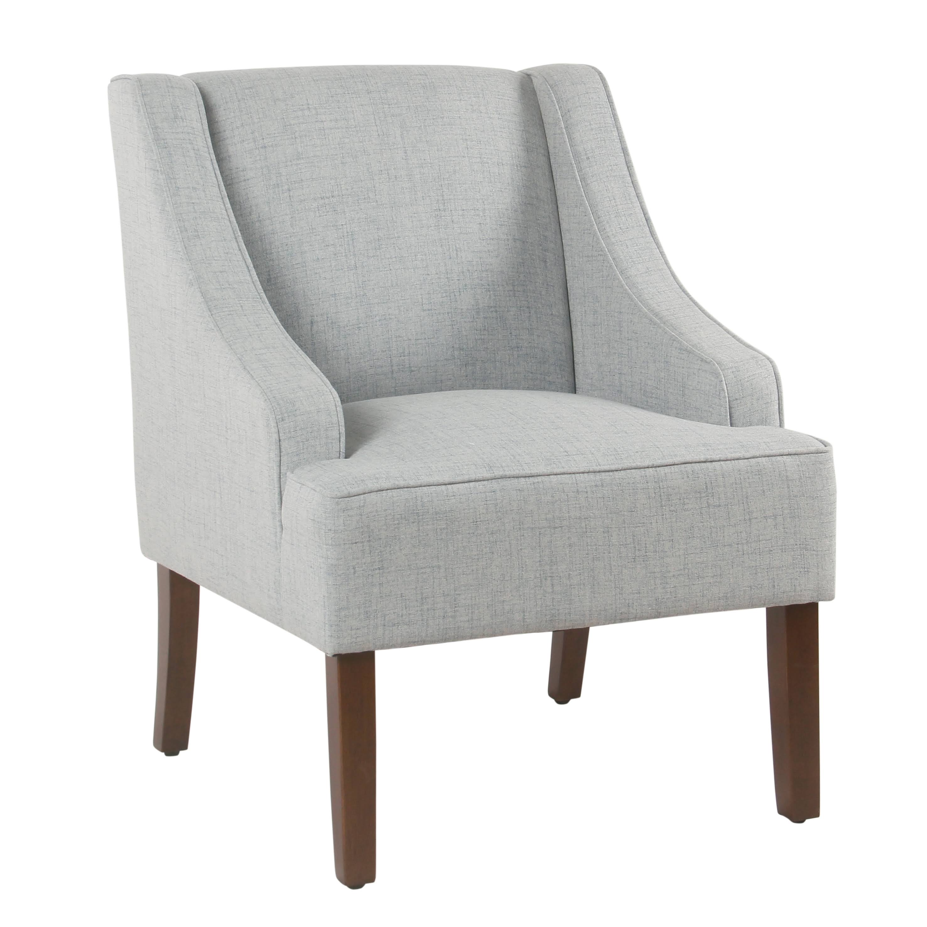 Classic Swoop Arm Accent Chair, Light Gray by Ashley HomeStore