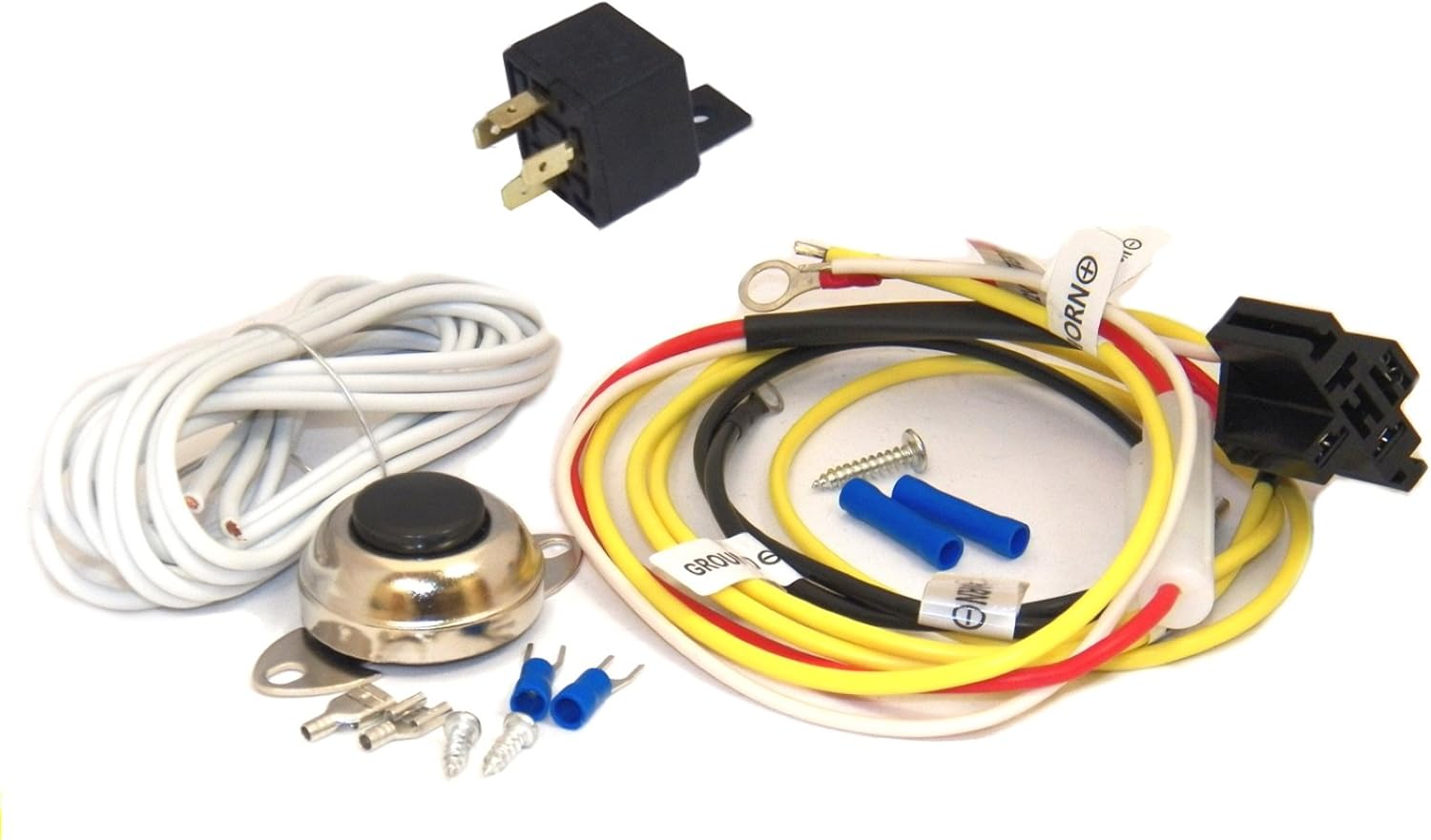 OEMLINK La Cucaracha Musical Car Truck UTV Air Horn with Installation Wire Kit and Button Pack of 2