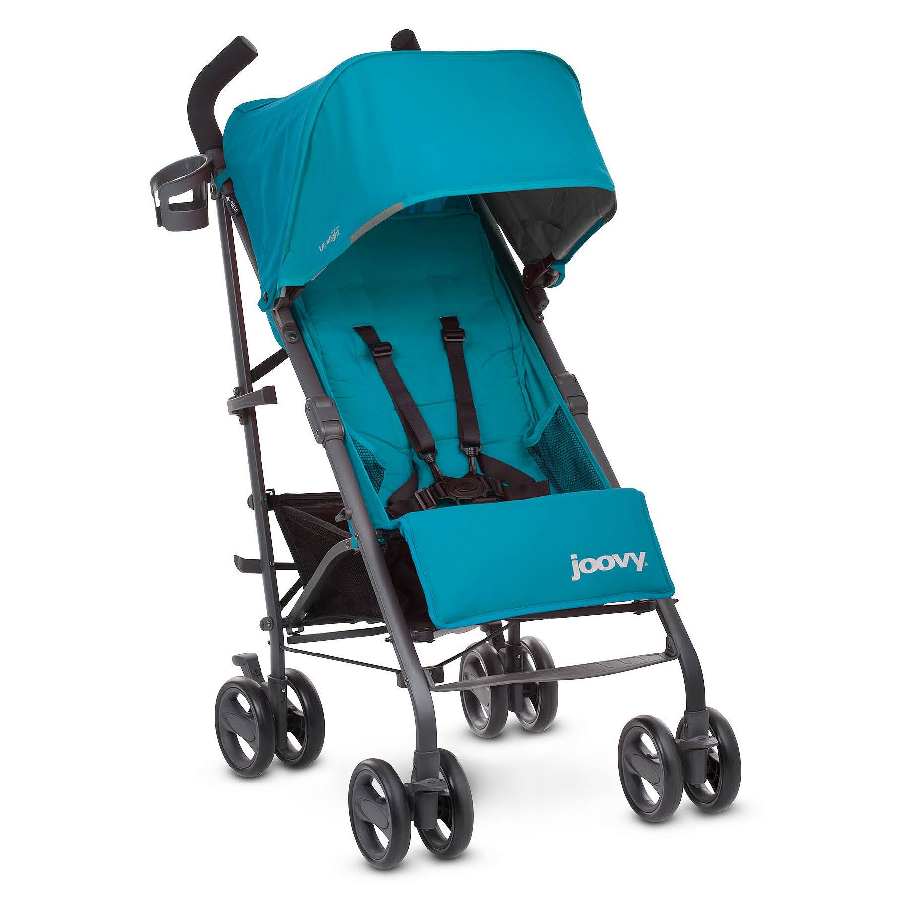 Joovy Groove Ultralight Compact Canopy Umbrella Stroller, Turquoise