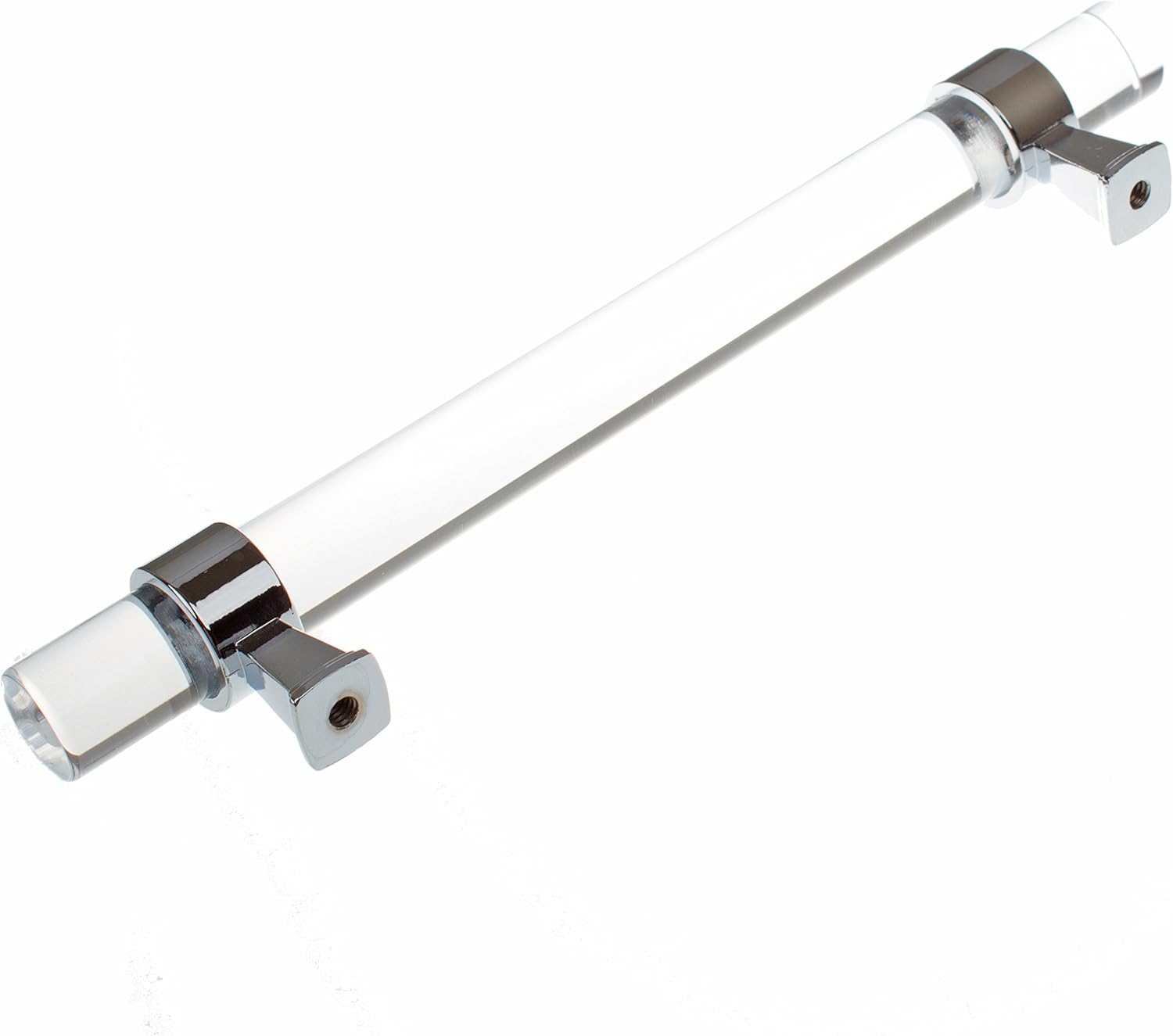 GlideRite Hardware 4718-128-PC-10 5-inch CC Clear Acrylic Cabinet Drawer Pulls 10 Pack, 10 Count Pack of 2