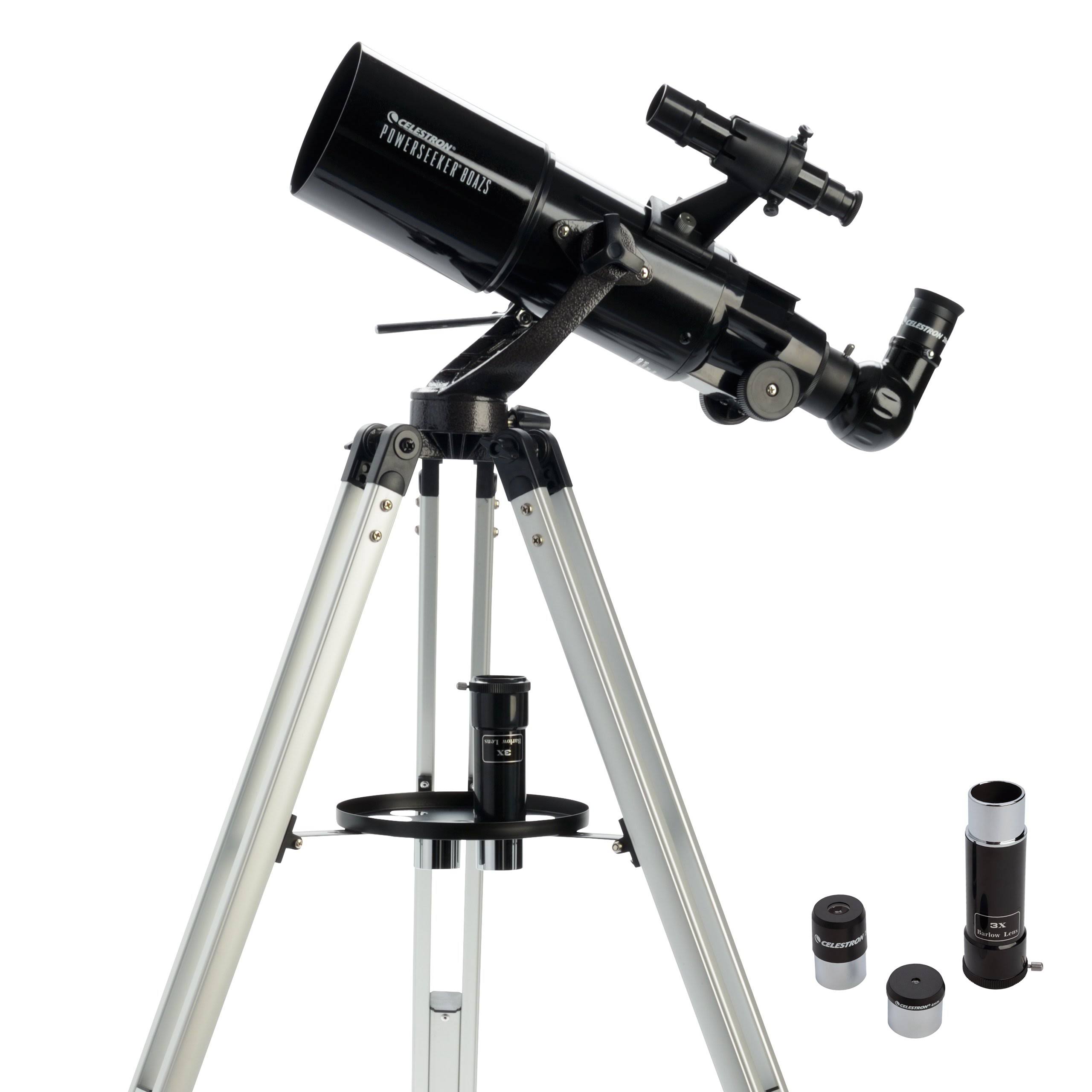 Celestron 80AZS Refractor Telescope with Tripod - 80mm - F/5.0