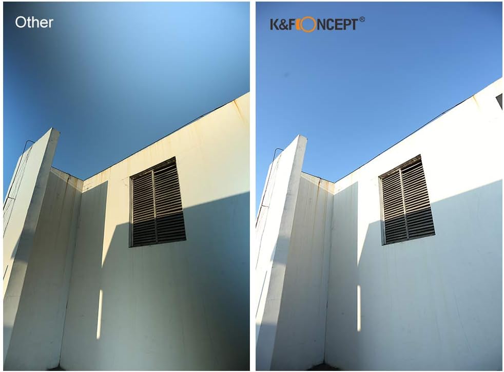 K&F Concept 58mm Variable Neutral Density Filter Slim Fader ND Filter 58mm ND2 to ND32 for Camera Lens NO X Spot,Nanotec,Ultra-Slim,Weather-Sealed Pack of 2