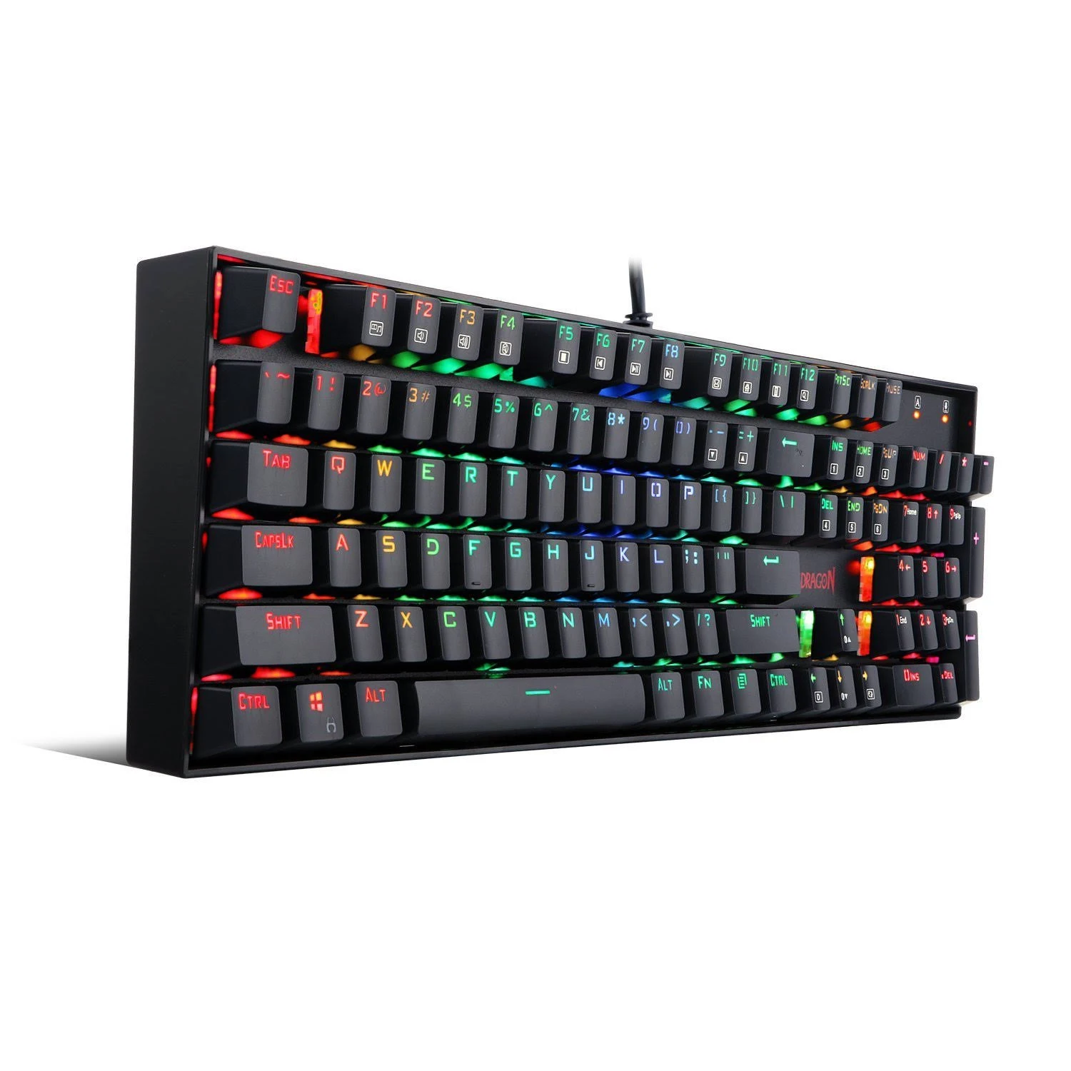 Redragon K551-RGB Vara RGB LED Backlit Mechanical Gaming Keyboard (Black)