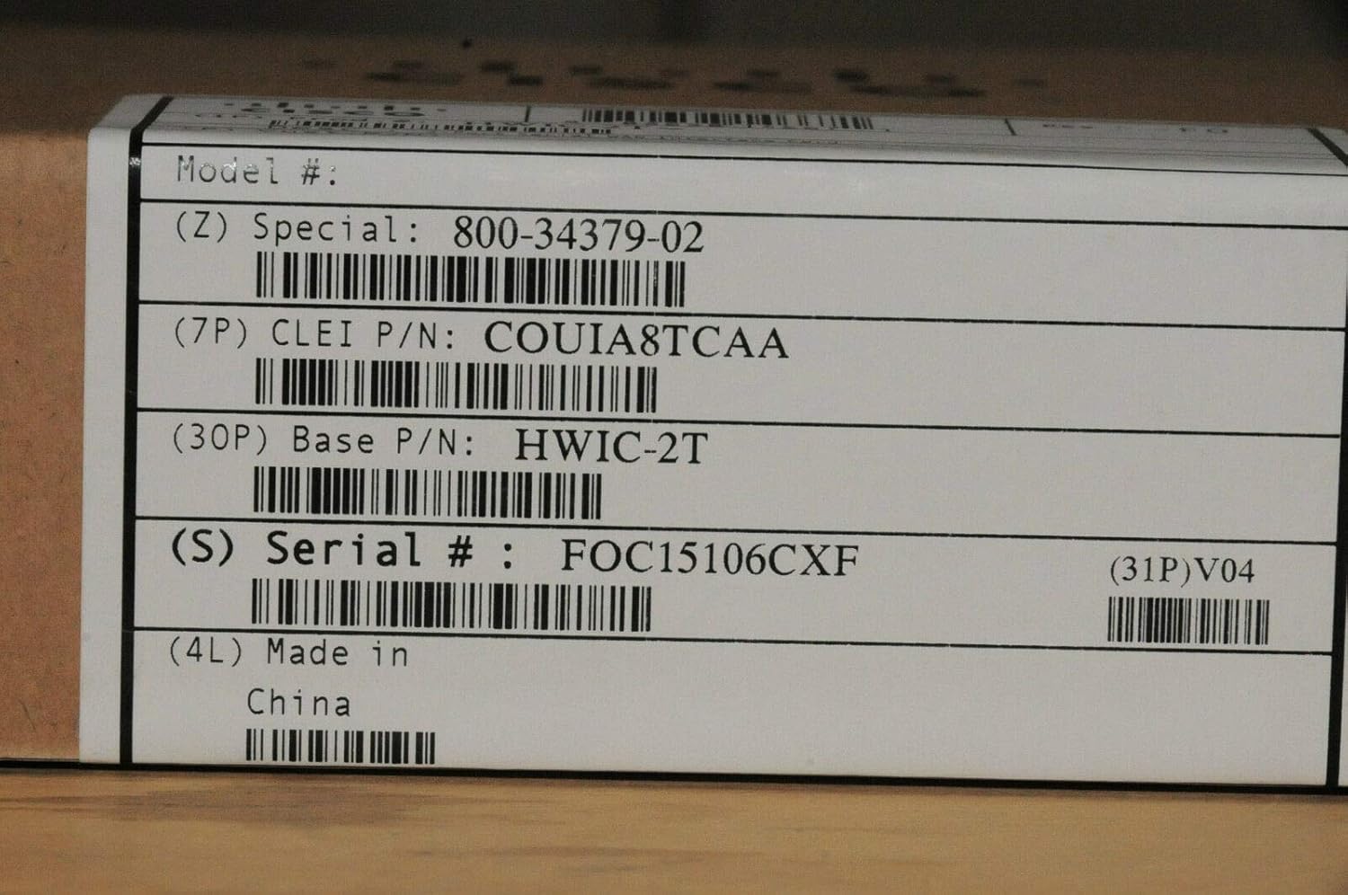 Cisco HWIC-2T 2-Port Serial WAN Interface Card Pack of 2