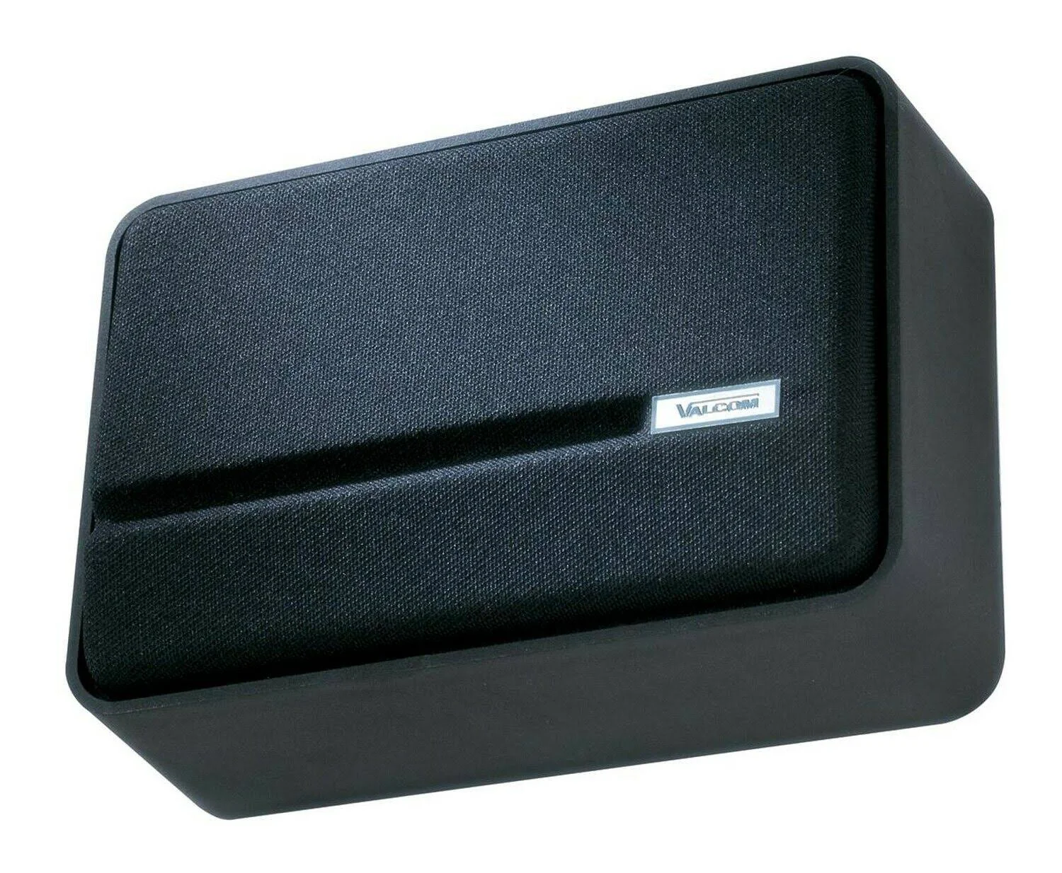 Valcom 1 Watt 1 Way Slimline Speaker - Black V-1042BK