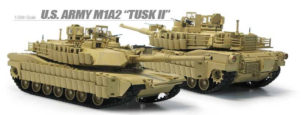 Academy 1/35 US Army M1A2 V2 Tusk II 13504