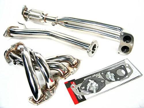 OBX Racing Sports Header 2002 2003 2004 2005 Nissan Sentra, SE-R Spec-V 2.5L, Full Race W/DP, 3pcs