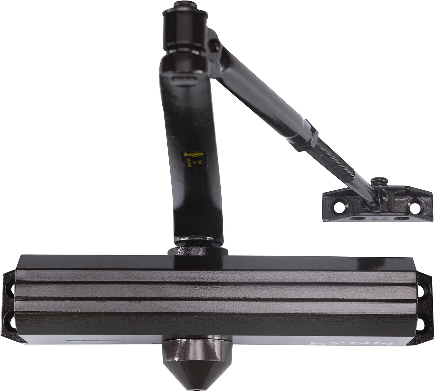 Medium/Heavy Duty Designer Commercial Door Closer - LYNN Hardware DC7016 (US10B Dark Bronze) Surface Mounted, Grade 1- ADA & UL 3 Hour Rated, Adjustable Size 1-6 for entrances & Aluminum storefronts