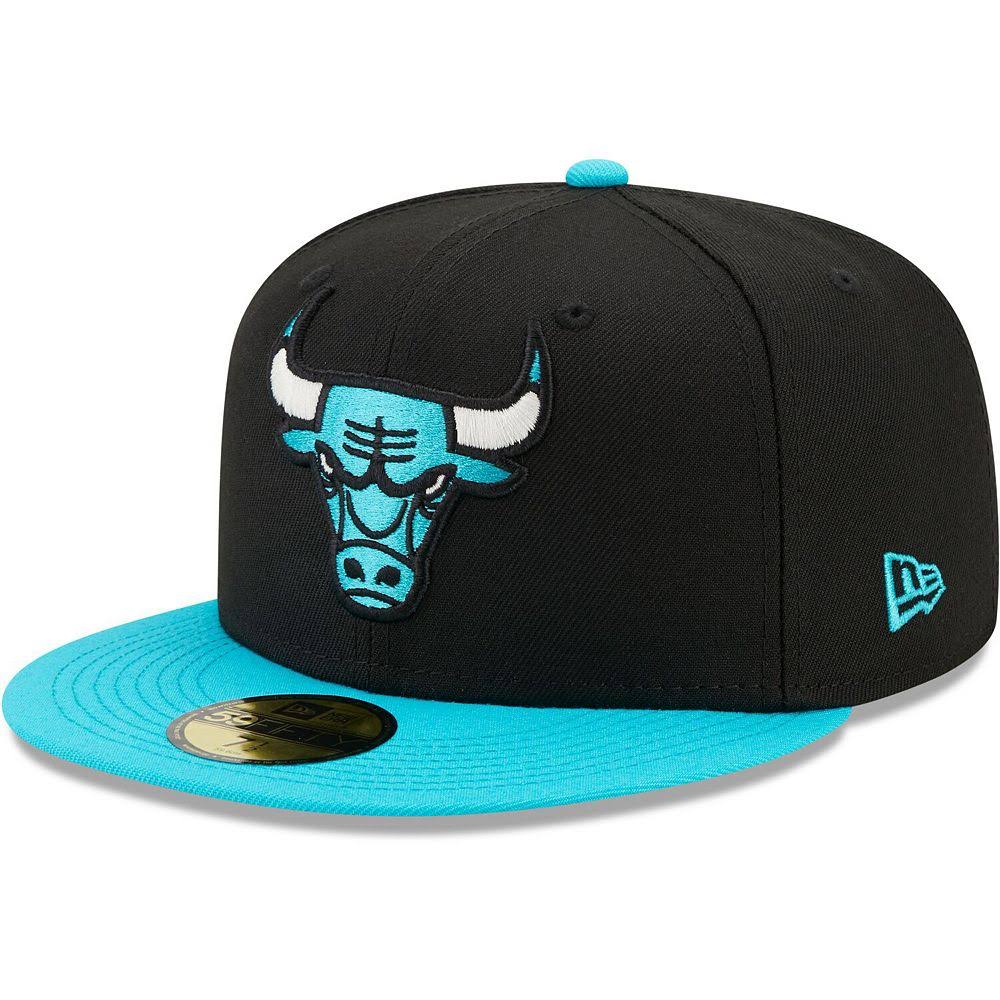 New Era Chicago Bulls Black/Light Blue 2-Tone 59FIFTY Fitted Hat