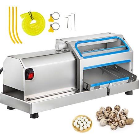 Vevor Electric Quail Egg Peeler Machine, 60kg/h Commercial Quail Egg Sheller, 25W Semi-Automatic Quail Egg Peeling Machine, 110V